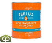 Phillips Blue Raspberry Ice Cream Shell Coating - 7 lbs. (3.18 kg) - #10 Can-Chicken Pieces