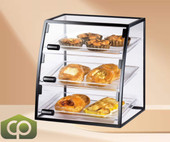 Cal-Mil 18" x 16" x 21" Iron Curved Self-Service Display Case - Chic Convenience-Chicken Pieces