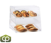 Cal-Mil 19 1/2" x 17" x 16 1/2" Classic Three Tier U-Build Pastry Display Case-Chicken Pieces