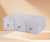 Cal-Mil Perfect Complement Eco Modern Three Drawer Acrylic Bread Box-Chicken Pieces