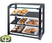 Cal-Mil Elegant 20" x 15 1/2" x 21" Black Small Bakery Display Case -Chicken Pieces