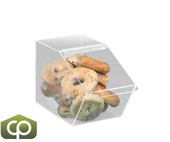 Cal-Mil Display and Preserve Classic 7 1/2" x 14" x 9" Acrylic Food Bin-Chicken Pieces