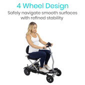 Vive Health Smooth, Safe Lightweight Foldaway Mobility Scooter-Chicken Pieces