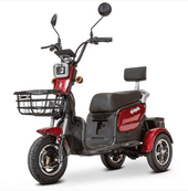 EW-12 3 Wheeled Comfortable Electric Mobility Scooter by EWheels-Chicken Pieces