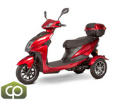 EWheels EW 10 Sport 3 Wheel Scooter | 15 mph Max Speed | 40-Mile Range-Chicken Pieces