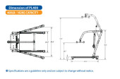 ProCare BestLift PL400 Patient Lift by BestCare - Full-Electric Design-Chicken Pieces