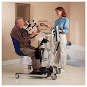 Invacare Reliant Adjustable Design 350 Stand-Up Lift with Power Base-Chicken Pieces