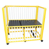 Pedi-Crib Infant Hospital Crib Bed | Safe, Comfortable, and Adjustable-Chicken Pieces