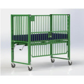 HARD Manufacturing Hospital Crib for Homecare - Spacious | 83"L x 36"W"-Chicken Pieces