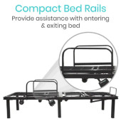 Vive Health Electronically Adjustable TWIN Metal Bed Frame - Enhanced Sleep-Chicken Pieces