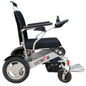 Electra 7 Wide HD Folding Power Wheelchair - Comfortable Support and 28-Mile-Chicken Pieces
