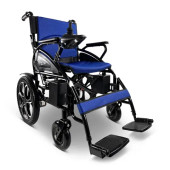ComfyGo Ultra Light Foldable Power Wheelchair - 265 lbs Capacity, Airline-Chicken Pieces