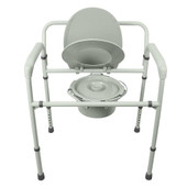 Vive Bariatric Commode - Sturdy and Convenient Toilet Option-Chicken Pieces