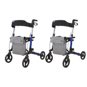 Vive Mobility Rollator Model S - Comfortable and Versatile Walker (2 Pack)-Chicken Pieces