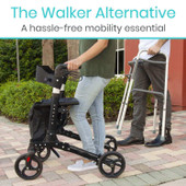 Vive Rollator Walker *Open Box* Safe and Secure Maneuvering Indoors and Outdoors-Chicken Pieces