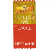 Lee Kum Kee Premium Soy Sauce Packets - 8mL, 500/Case - Naturally Brewed - Chicken Pieces