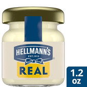 Hellmann's Real Rich Creaminess Mayonnaise Mini Jars - 1.2 fl. oz., 72/Case - Chicken Pieces