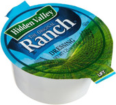 Hidden Valley Original Ranch Cool & Tangy Dressing Cups - 1.25 oz., 160/Case - Chicken Pieces