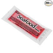 Seafood Sauce 12 Gram Portion Packets - 200/Case - Bold Flavor Infused - Chicken Pieces