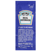 Heinz Real Mayonnaise Packets 12 Gram - 500/Case - Rich, Creamy Perfection - Chicken Pieces