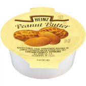 Heinz 0.75 oz. Smooth Peanut Butter Portion Cups Spread the Goodness - 200/Case - Chicken Pieces