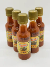 Marie Sharp's Smoked Habanero Hot Sauce 1.69 oz. (24/Case), Boldly Smoky Flavor - Chicken Pieces