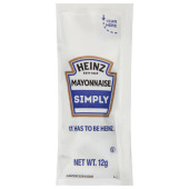 Heinz Simply Mayonnaise Packet - 12 Grams (200/Case), Premium Flavor - Chicken Pieces