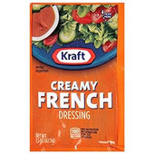 Kraft Creamy French Dressing Packet - 1.5 oz. (60/Case), Sweet and Tangy Delight - Chicken Pieces