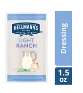 Hellmann's 1.5 oz. Light Ranch Dressing Packet - 102/Case, Creamy Delight - Chicken Pieces