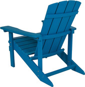 Flash Furniture 35"H, Resin, Blue 29 1/2"W  J-C14501-BLU-GG Charlestown Adirondack Chair - Chicken Pieces