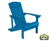 Flash Furniture 35"H, Resin, Blue 29 1/2"W  J-C14501-BLU-GG Charlestown Adirondack Chair - Chicken Pieces