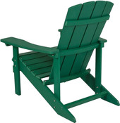 Flash Furniture 35"H, Resin, Green 29 1/2"W JJ-C14501-GRN-GG Charlestown Adirondack Chair - Chicken Pieces