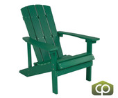 Flash Furniture 35"H, Resin, Green 29 1/2"W JJ-C14501-GRN-GG Charlestown Adirondack Chair - Chicken Pieces