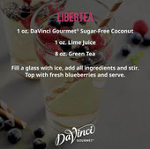 DaVinci Gourmet Sugar-Free Irresistible Taste Coconut Flavoring Syrup - 750 mL - Chicken Pieces