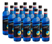 DaVinci Gourmet Classic Blue Curacao Flavoring Syrup 750 mL - Pure Cane Sugar - Chicken Pieces