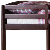 homeroots bed & bath Brown Twin Over Twin Classic Bunk Bed 