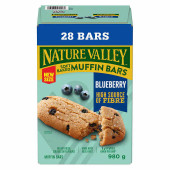 NATURE VALLEY Nature Valley Soft-Baked Muffin Bars, Blueberry - 28 Bars x 35g, Real Fruit (6/Case) 