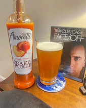 AMORETTI Amoretti Peach Craft Puree 1 Gallon Fresh Sweetness for Beer 