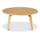 homeroots coffee tables 34" Natural Round Coffee Table 