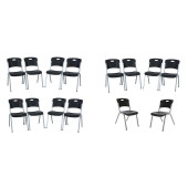 LIFETIME Lifetime Premium Commercial Stacking Durable steel tubing Office Chairs 14-Pack 