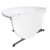 LIFETIME Lifetime 152.4 cm (60 in.) Round Commercial Fold-in-Half Table - Portable 