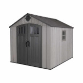 LIFETIME Lifetime 8 ft. x 10 ft. Outdoor Storage Shed - High-Density Polyethylene 