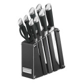  Cuisinart Acrylic Knife Block Set, 11-Pieces - Precision Stainless Steel Blades 