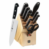 ZWILLING  Zwilling Twin Gourmet Knife Block Set, 10-Piece - Precision Stamped 