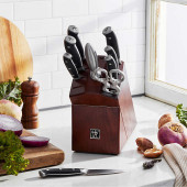  Henckels Forged Compass Knife Block Set, 10-Piece - High-Quality 