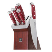  Henckels Statement 7-Piece Triple-Rivet Handle Self-Sharpening Knife Block Set 