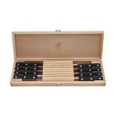 ZWILLING  Zwilling Gourmet 8 Piece Steak Knife Set with Wood Presentation Box 