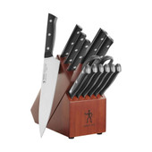  Henckels Chef's Knife, Everedge Dynamic 14 Piece Knife Set with Hardwood Block 