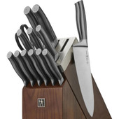  Henckels Stainless Graphite 14 Piece Knife Set with Self Sharpening Wood Block 