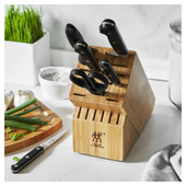 ZWILLING  Zwilling Precision Professional S 7 Piece Knife Set with Birchwood Block 